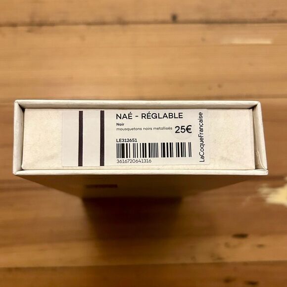 LaCoqueFrançaise Plain Nae Cord Black. NWT. - Picture 5 of 6